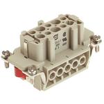 HARTING-09340032701 Steckverbinder, rechteckig Conn Rectangular F 3 POS Screw ST Panel Mount